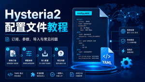 Hysteria2配置文件怎么写？2026 Mihomo YAML参数、SNI、obfs与导入教程